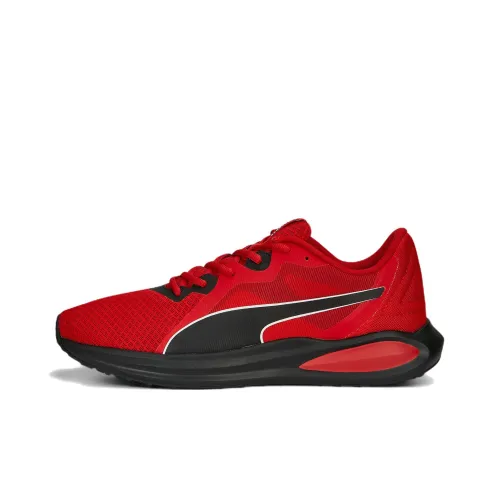 PUMA Twitch Runner Running Shoes Men Low-Top Black/Red