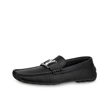 LOUIS VUITTON Monte Carlo Casual Single Shoes Men's Black