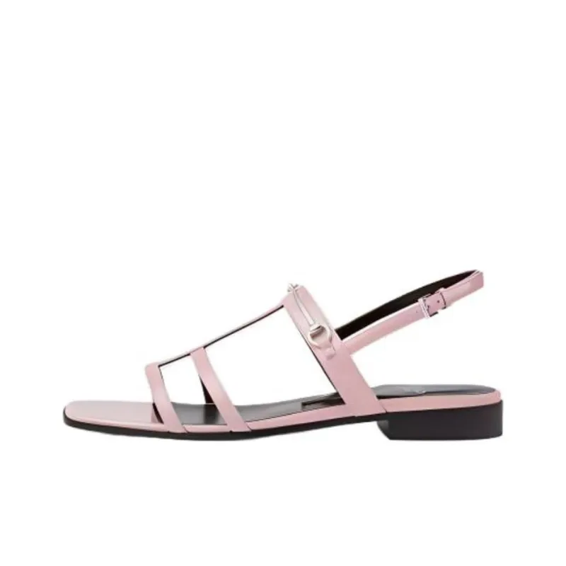GUCCI One Strap Sandals Women's Light Pink-0
