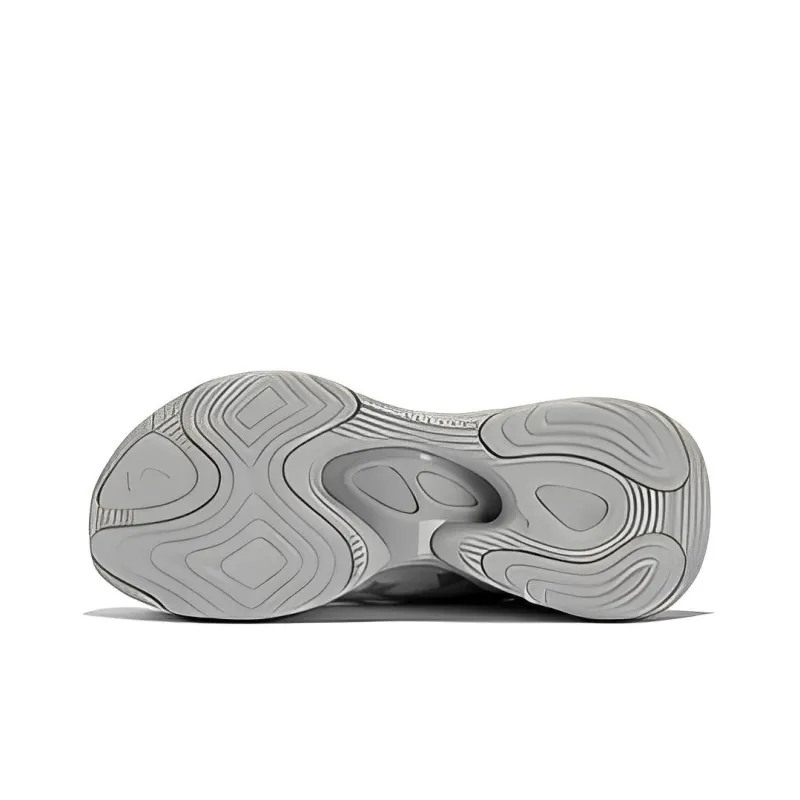 361° Wind Whirlpool Anti Slip Wear Resistant Low Top Running Shoes Gray White-3