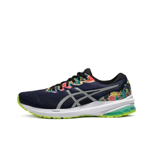 Asics GT-1000 11 Running Shoes Men Low-Top Blue/Green