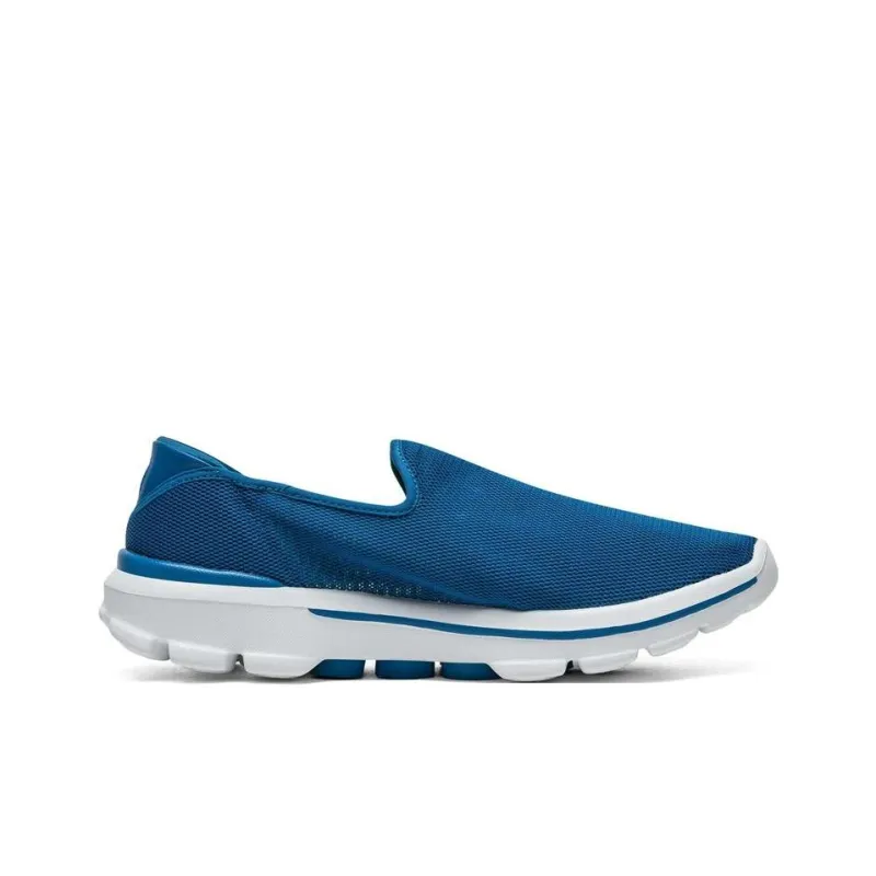 Skechers Go Walk 3 Cushioning Anti-Slip And Wear-Resistant Low-Top Casual Shoes Men's Blue-1