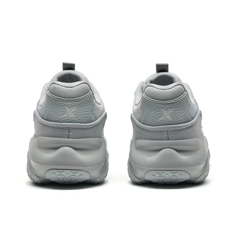 XTEP Nomadic Anti Slip Wear Resistant Low Top Sports Casual Shoes Men's Gray-4