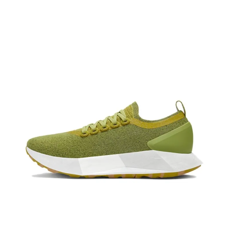 Allbirds Wool Flyer Mizzle Cushioned Slip-Resistant Low-Top Running Shoes Women's Seaweed Green-0