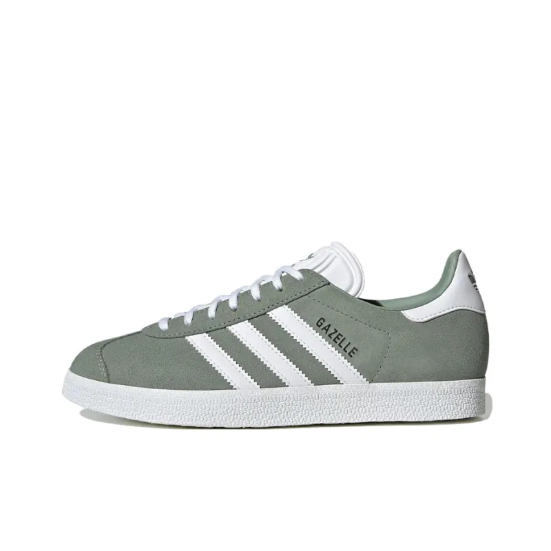 Adidas Gazelle Silver Green Women's-0