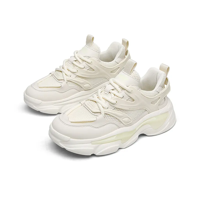 ABCIU Abrasion Resistant Breathable Height Increasing Low Top Chunky Sneakers Unisex-6