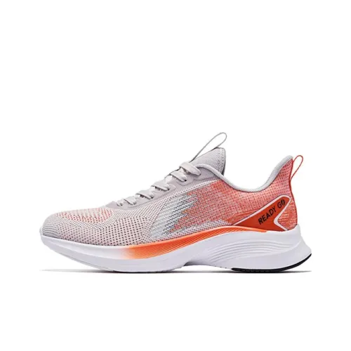 QIAODAN Light Speed 1.0 Running Shoes Men Low-Top Orange/Grey