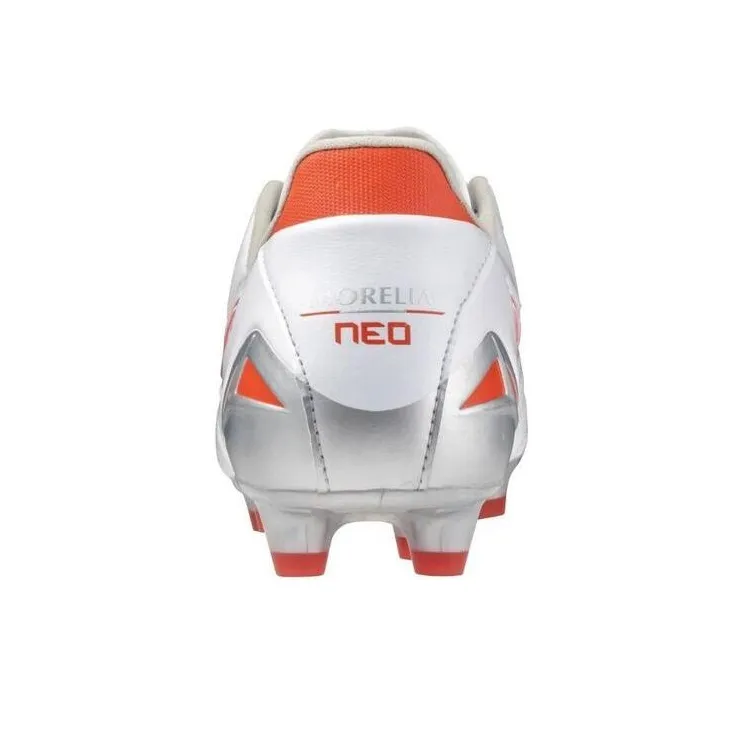 Mizuno Morelia Neo 4 Pro 'White Radiant Red'-3