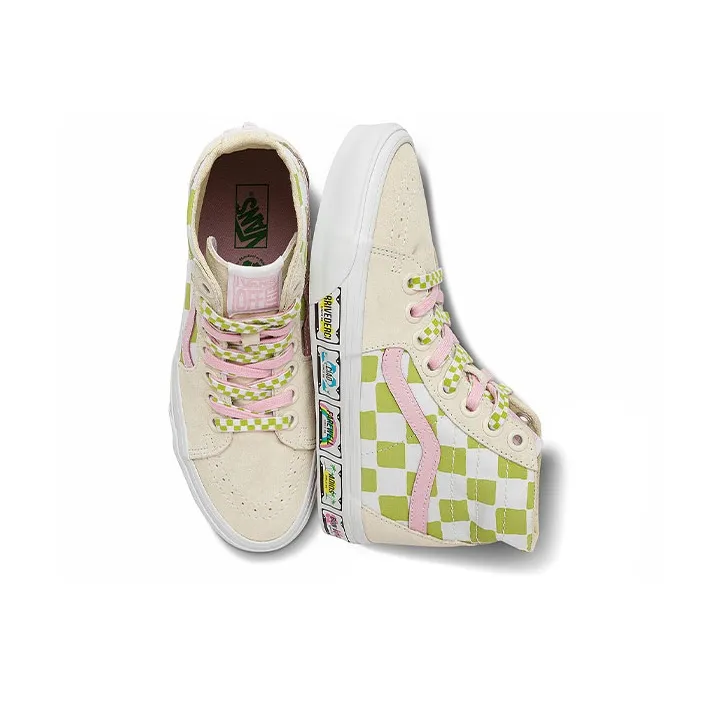 Sk8 Emma Mulholland On Holiday X Vans Hi Tapered 'Whimsical Checkerboard'-3