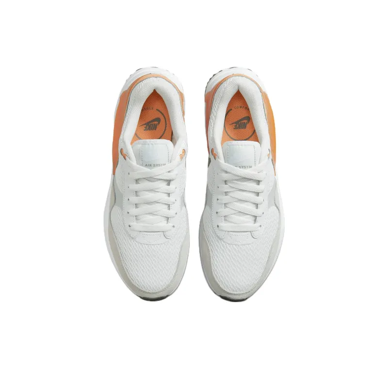 Nike Air Max Systm 'White Pure Platinum Orange Trance Flat Pewter' Women's-3