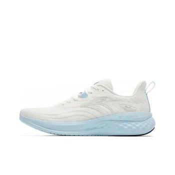 361° E Toughness 1.0 Cushioning, Slip Resistant, And Abrasion Resistant Low Top Casual Running Shoes Men's White Blue