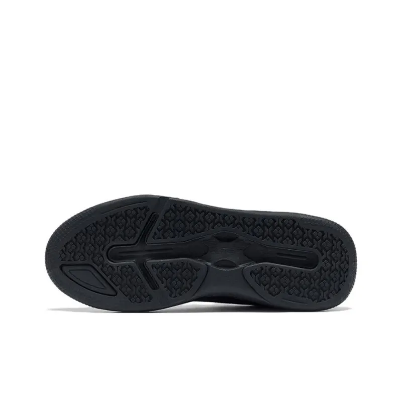 XTEP Liekong Anti Slip And Wear Resistant Height Increasing Low Top Sports Casual Shoes Men's Black-4