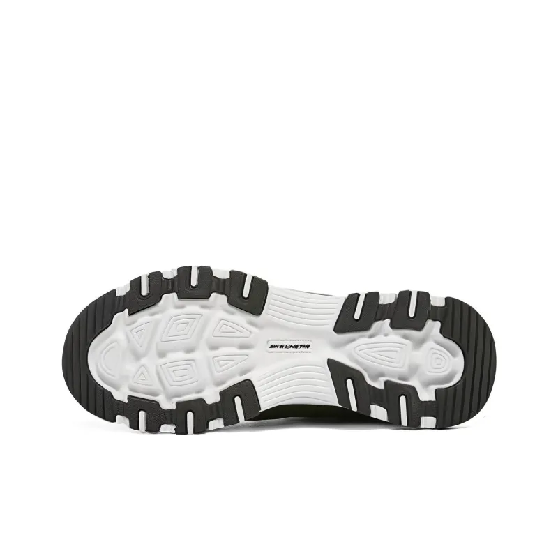 Skechers I Conik Cushioning Abrasion Resistant Breathable Low Top Casual Shoes Men's Black White-4
