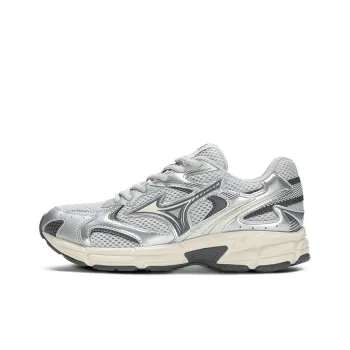 Mizuno Speed 2K Cushioning Low Top Running Shoes Unisex Silver Gray