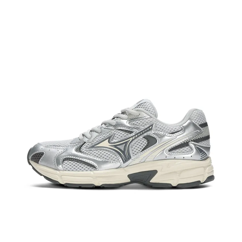 Mizuno Speed 2K Cushioning Low Top Running Shoes Unisex Silver Gray-0