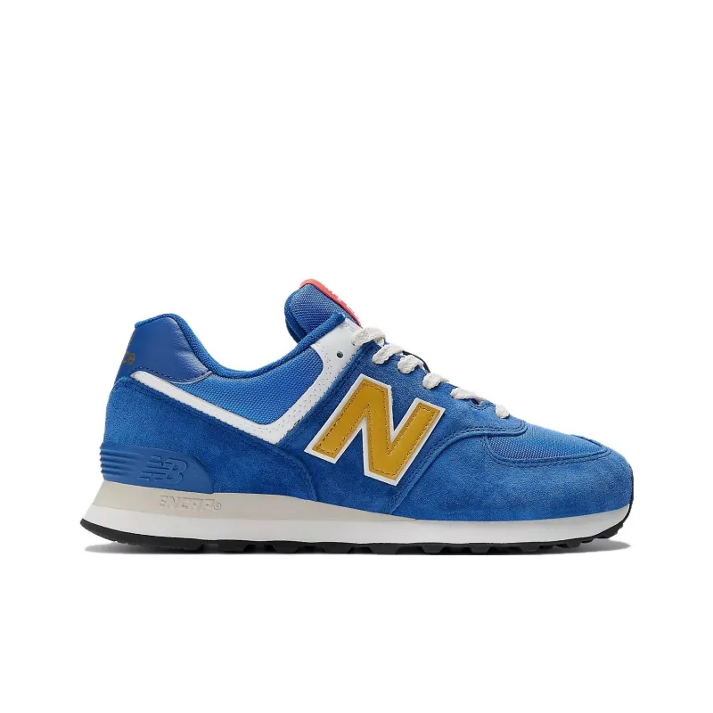 New Balance 574 Royal Blue Gold-1