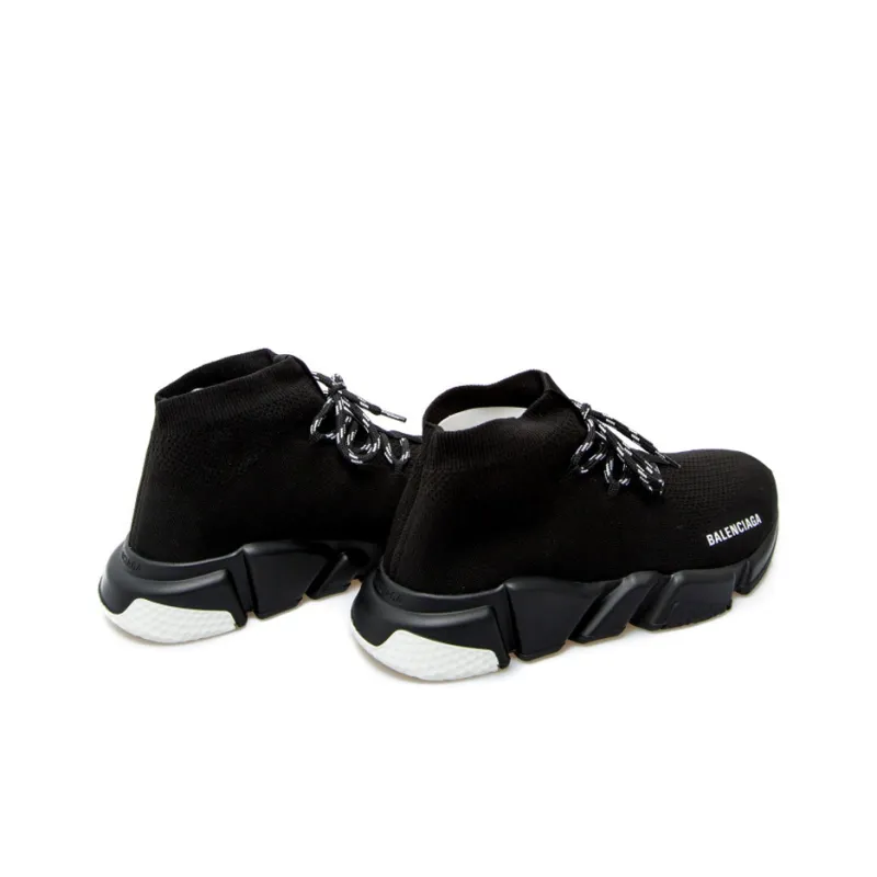 Balenciaga Speed Trainer Lace-Up 'Black White'-2