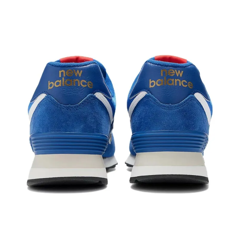 New Balance 574 Royal Blue Gold-4