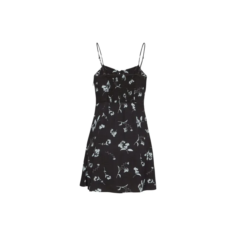 ARITZIA Wilfred Bellow Mini Dress Slip Dresses Women's Black Heatwave Blue-1