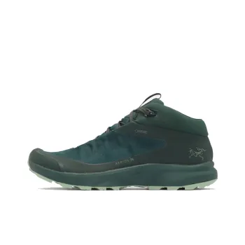 Arcteryx Aerios Fl Mid GTX Cushioned Slip Resistant Mid Top Outdoor Shoes Unisex Green