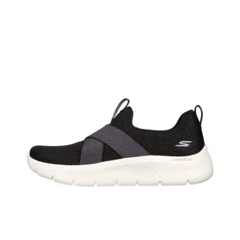 Skechers Go Walk Fle FLEX - Lilly Slip-Resistant Breathable Lightweight Low-Top Casual Shoes Women's Black