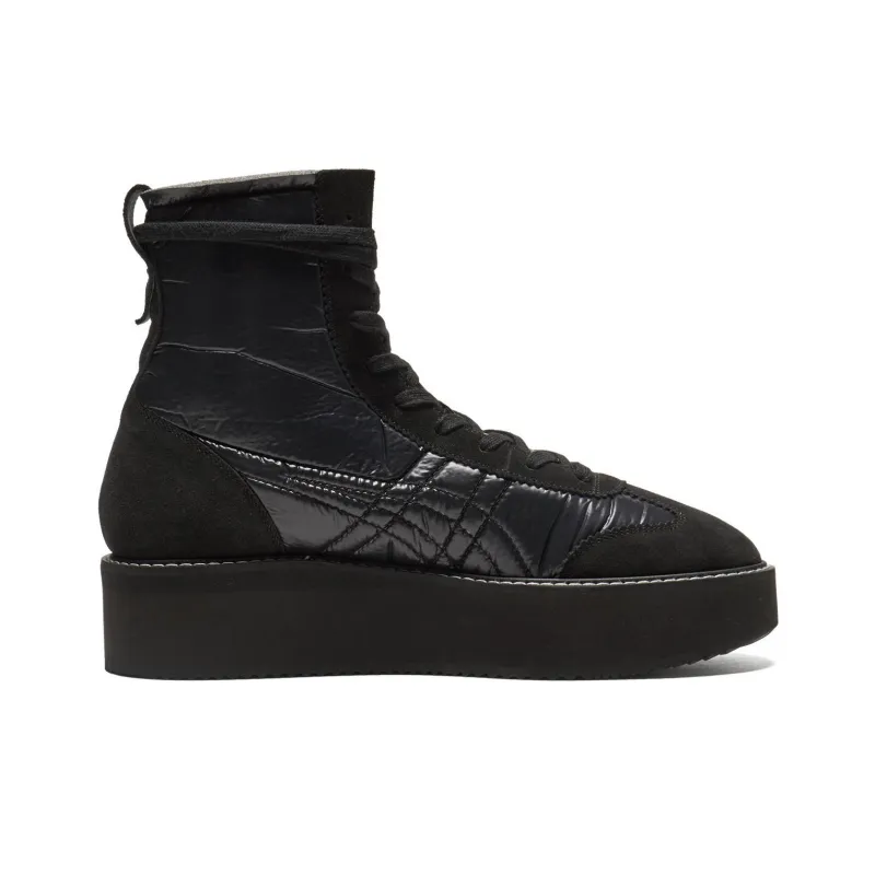 Onitsuka Tiger Delegation Chunk Skateboard Shoes Unisex High Top Black-1