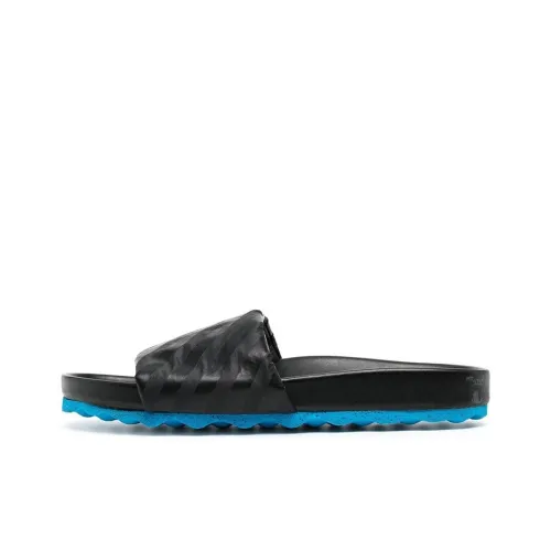 OFF-WHITE Diag Slide Slippers Men Black