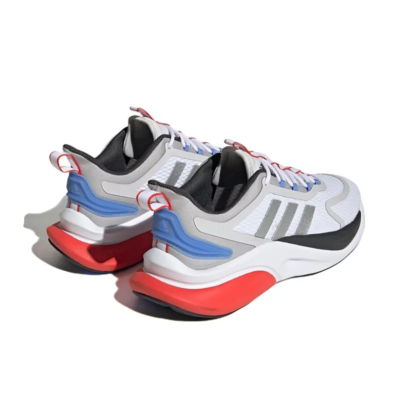 Adidas Alphabounce Plus 'White Silver Blue Fusion'-3