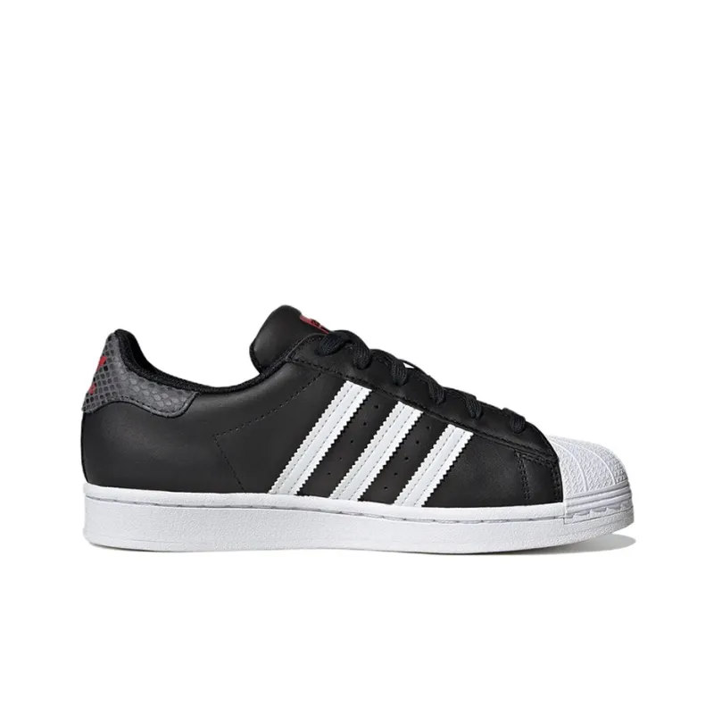 Superstar Women's Adidas Originals 'Black White Snakeskin' Women's-1