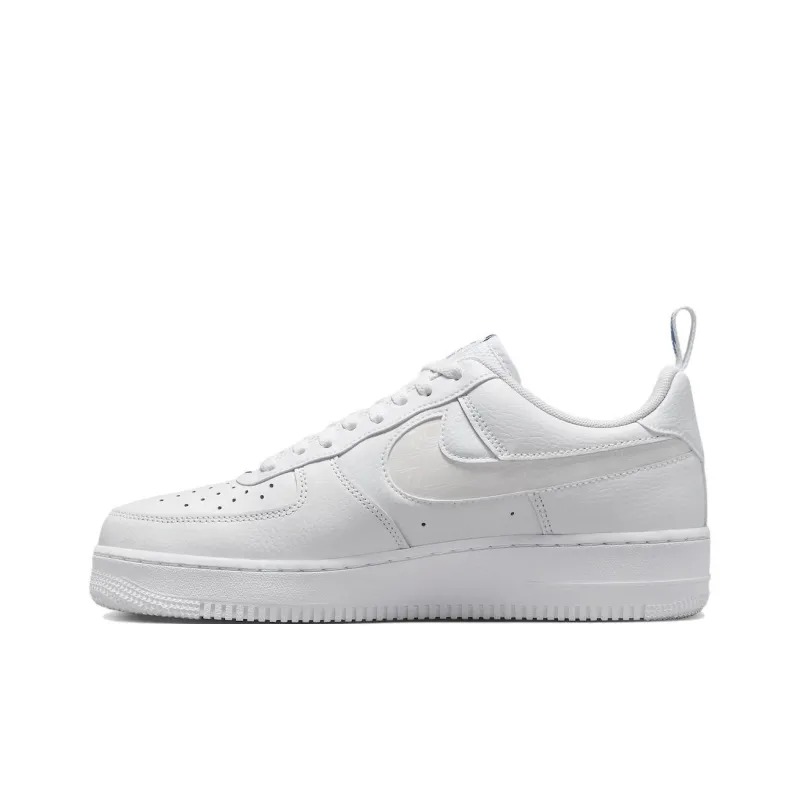 Nike Air Force 1 Low Reflective Swoosh White Blue-0