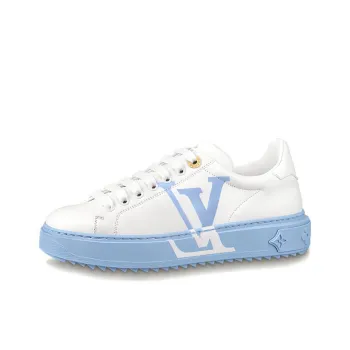 LOUIS VUITTON Time Out Sneakers 'White Blue' Women's
