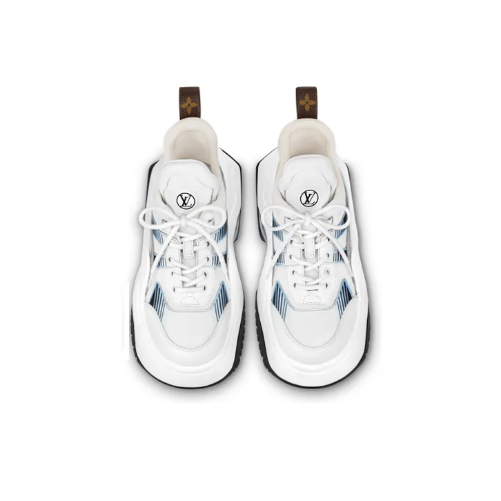 LOUIS VUITTON Archlight 2.0 Platform Sneakers 'White Blue Grey' Women's-2