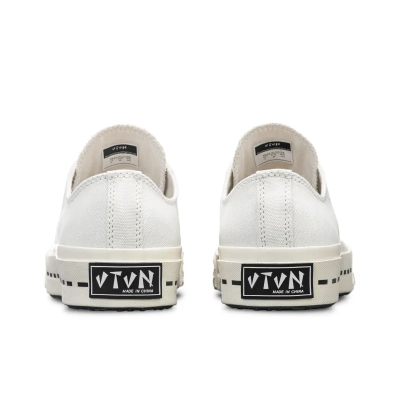 VTVN Mountaintop Anti Slip Wear Resistant Low Top Canvas Shoes White-4