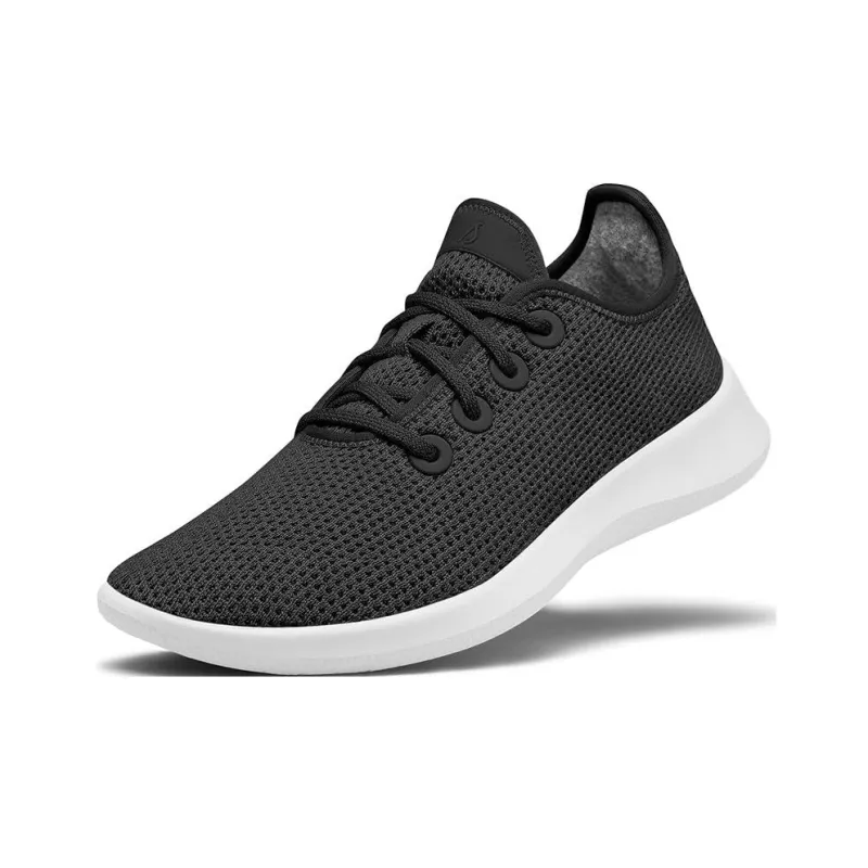 Allbirds Tree Runners Breathable Lightweight Low-Top Casual Shoes Women's Stone Black White Base-2