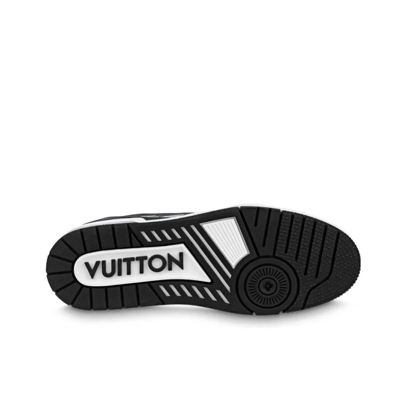 LOUIS VUITTON Lv Trainers 'White Black'-3