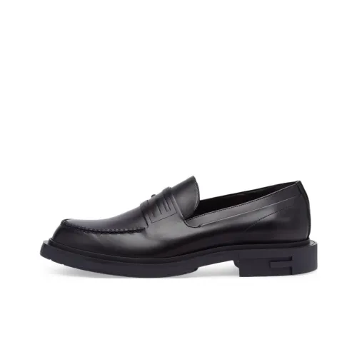 FENDI Frame Leather Loafers