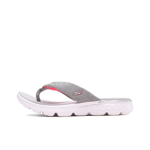 Skechers ON THE GO Slide Slippers Women's Gray/Pink Red