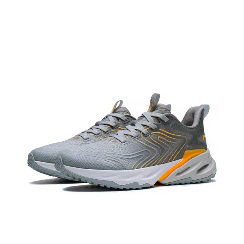 LiNing EazGo Cushioning Rebound Low-Top Running Shoes Men's Space Gray-2