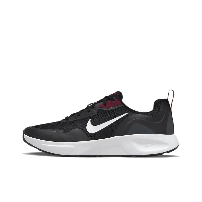 Nike Wearallday Cushioning Anti-Slip Wear-Resistant Breathability Low-Top Running Shoes Men's Black-0