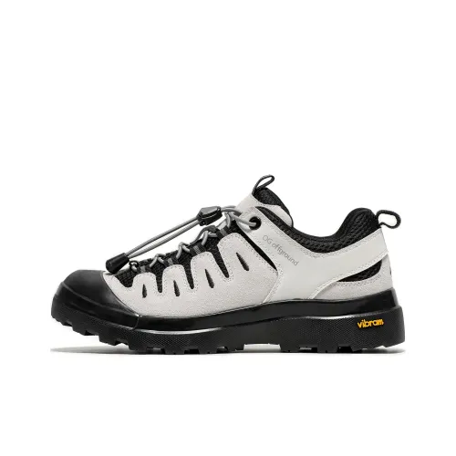 OG Offground Cushioned Wear Resistant Water Resistant And Wide Coverage Low Top Hiking Shoes Women's Black White