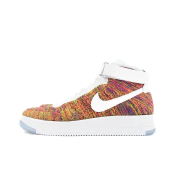 Nike Air Force 1 Mid Flyknit Multi Color White