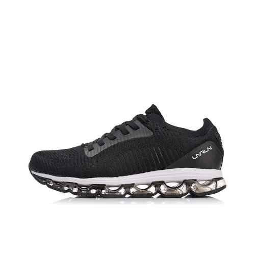 LiNing Absolute Phantom 1.0 Cushioned Slip-Resistant Breathable Low-Top Running Shoes Unisex Black White