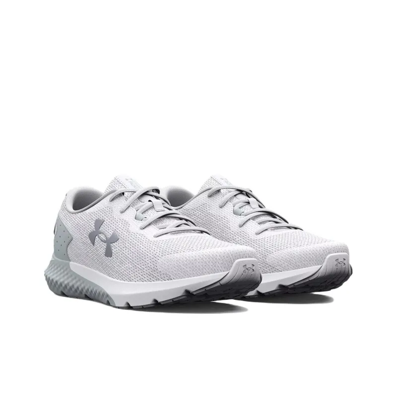 Under Armour Charged Rogue 3 Knit 'White Grey Mist' Women's-2