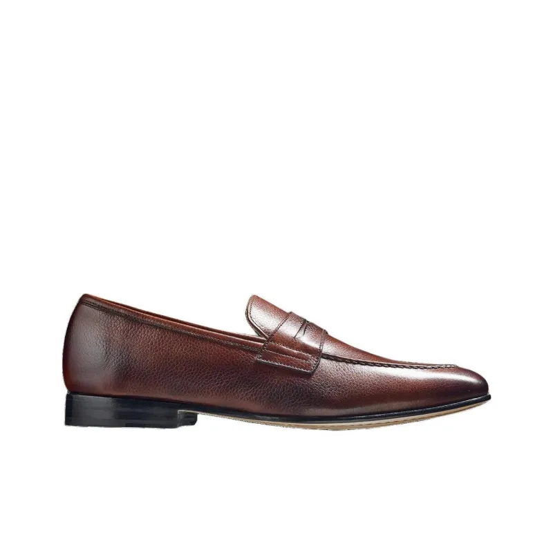 BARKER Ledley Loafers Men's Brown-1