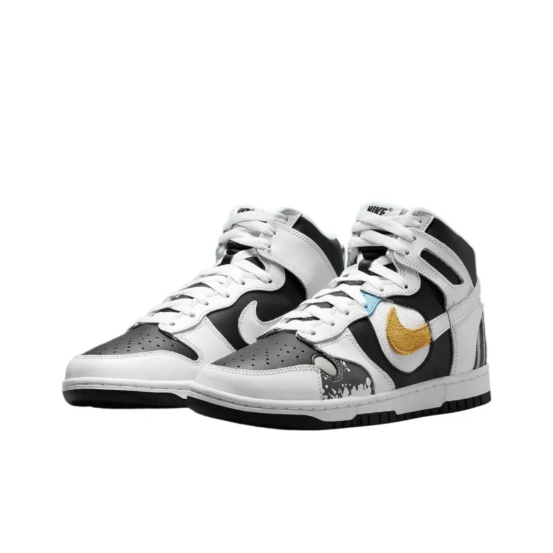 Nike Dunk High See Through White Black Women's-2