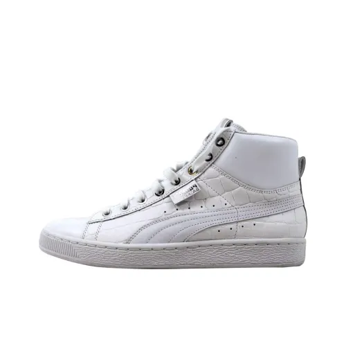 Puma Basket Mid Exotic White Women's