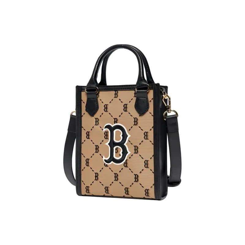 MLB Polyester Tote Bag, Shopping Bag, Handbag, Shoulder Bag, Crossbody Bag Mini Women's Khaki-1
