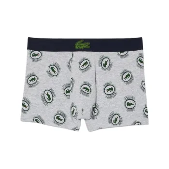 LACOSTE Underpants Men's 1 Pack Gray/White