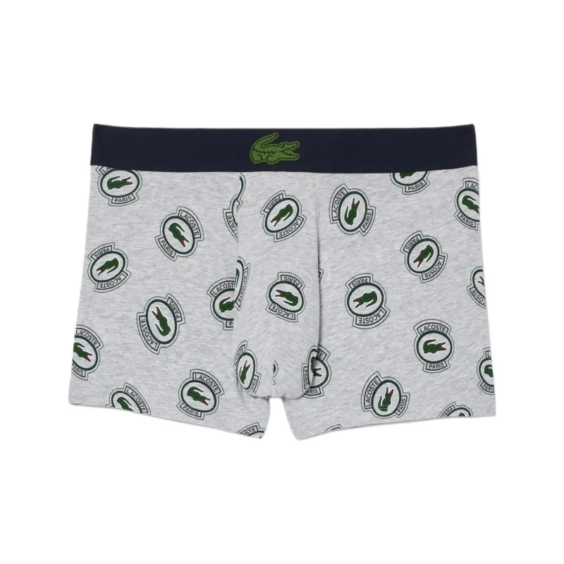 LACOSTE Underpants Men's 1 Pack Gray/White-0