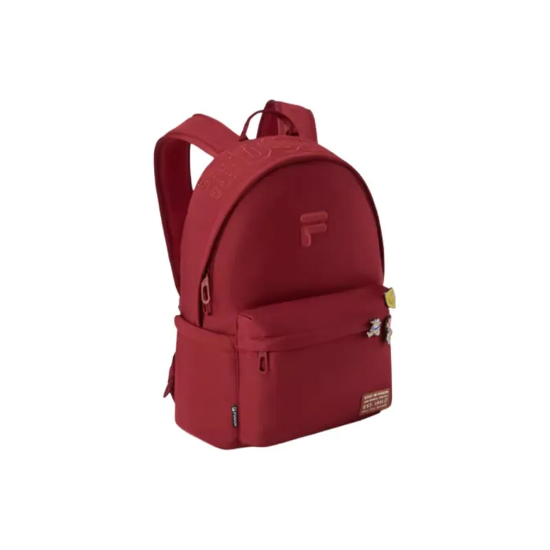 FILA FUSION Fabric Backpack Regular Unisex Red-1